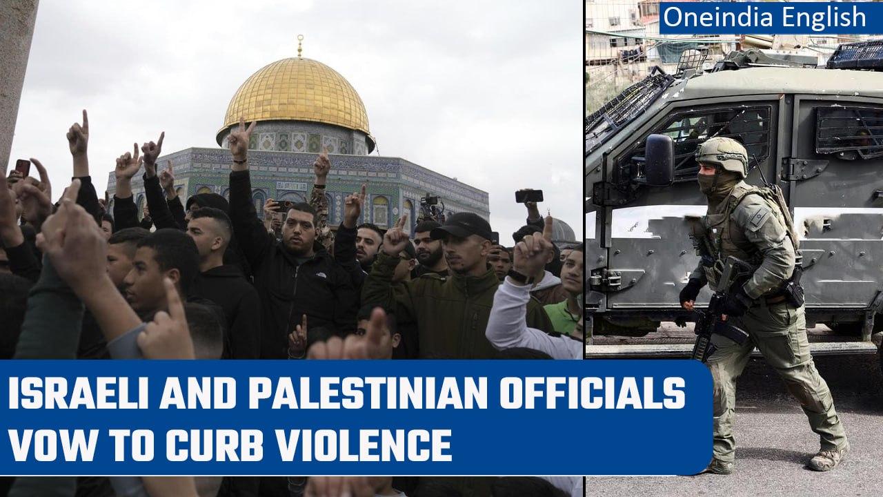 Israeli and Palestinian officials vow to curb violence | Oneindia News