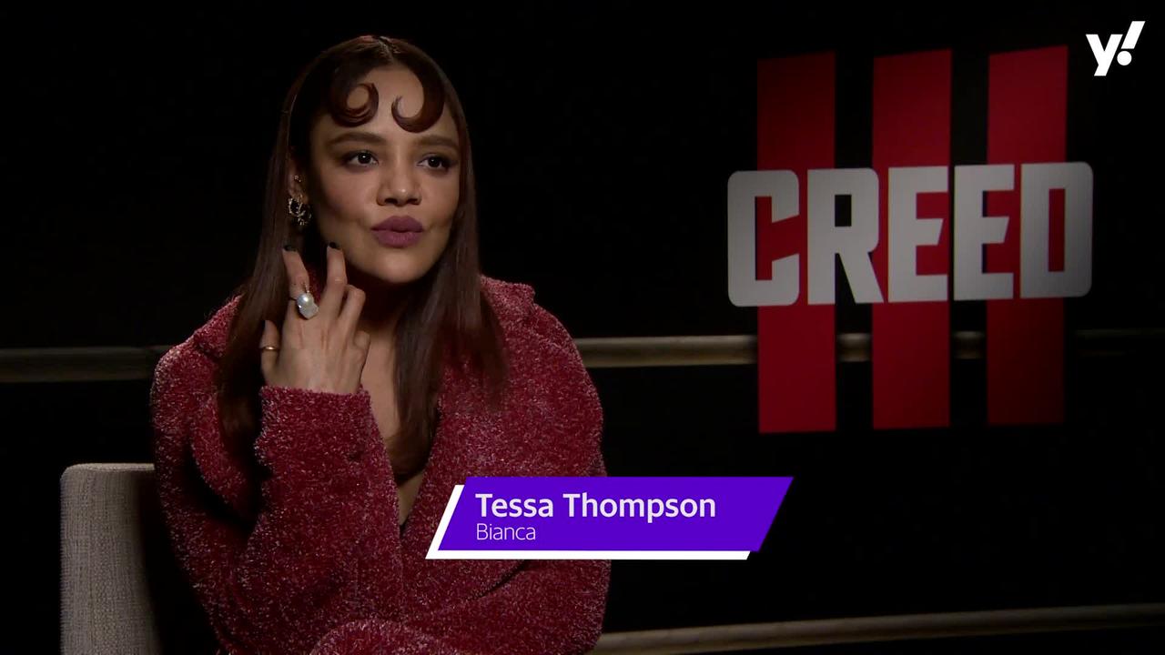 Tessa Thompson talks Sylvester Stallone’s absence in Creed 3