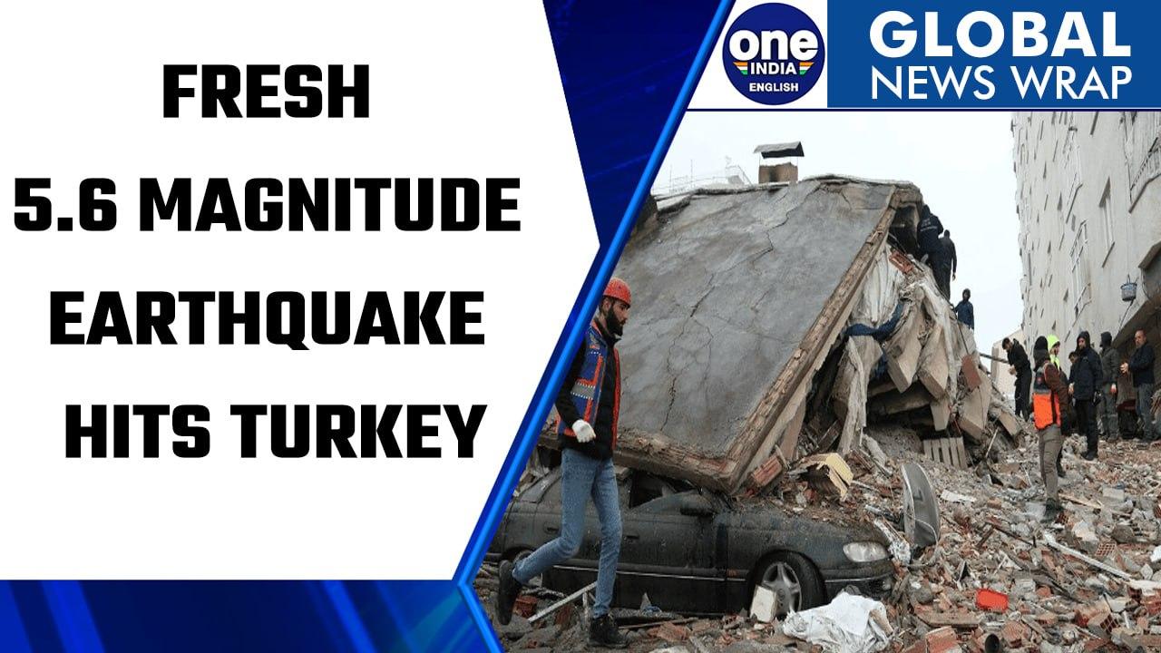 Turkey earthquake: Fresh 5.6 magnitude quake hits Turkey; damaged buildings collapse | Oneindia News