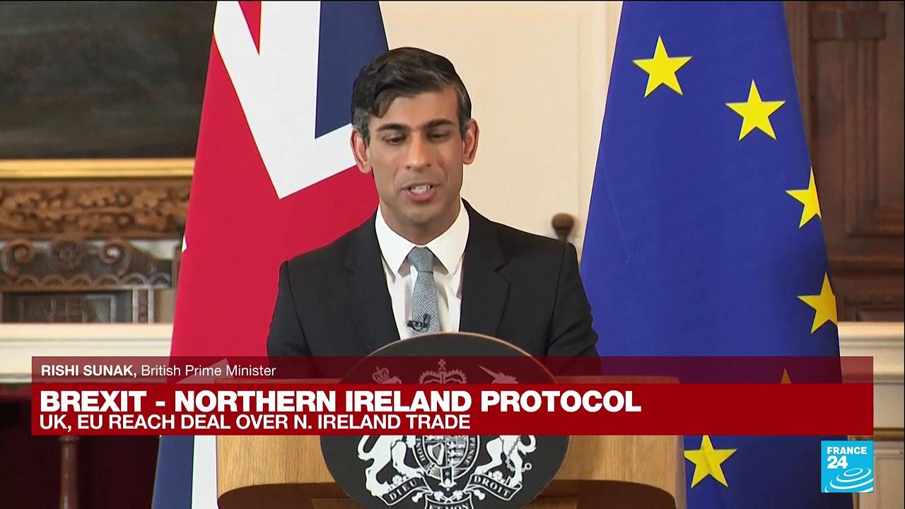 Replay: Sunak and Von der Leyen hold press conference after reaching a deal on Northern Ireland Protocol