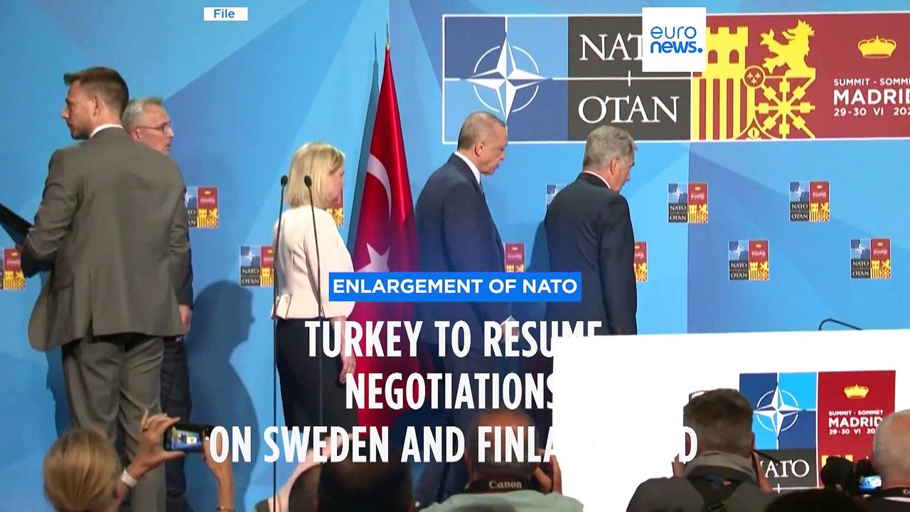 NATO: Turkey says talks over Sweden and Finland's membership to resume on 9 March