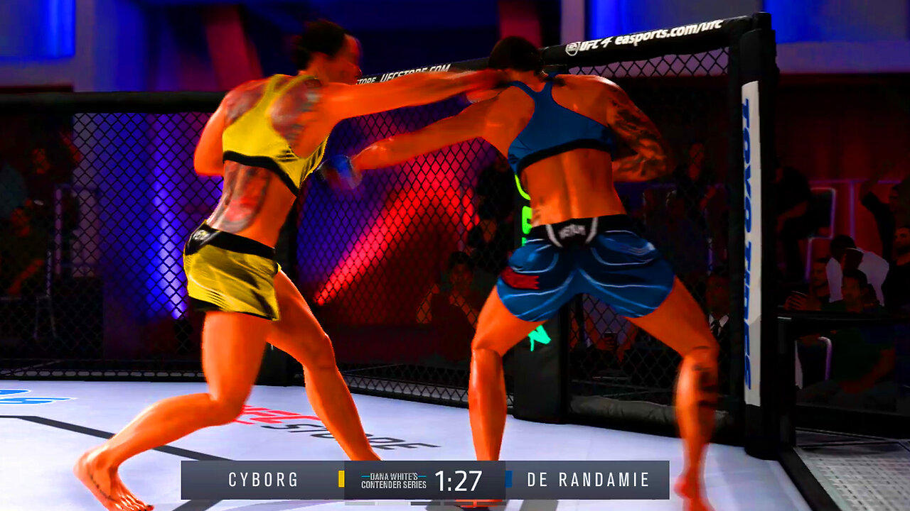 EA Sports UFC 4 Cris Cyborg Vs Germaine De Randame