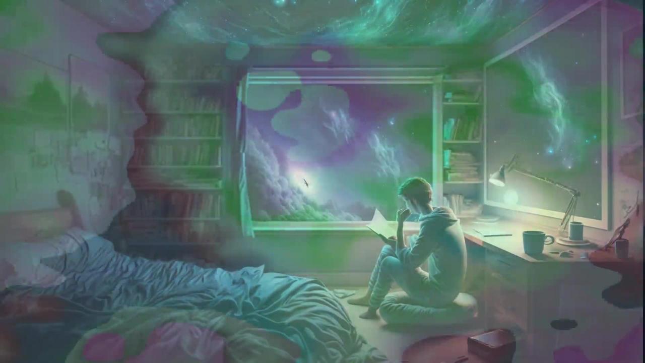 Chill Lofi Hip Hop Beats for Study and Relaxation - 432hz tuned, and sinewave undertone