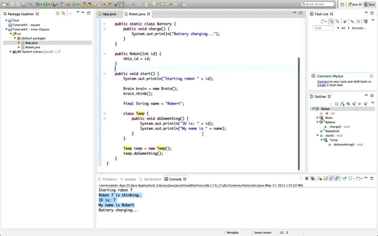Learn Java Tutorial for Beginners, Part 43: - One News Page VIDEO