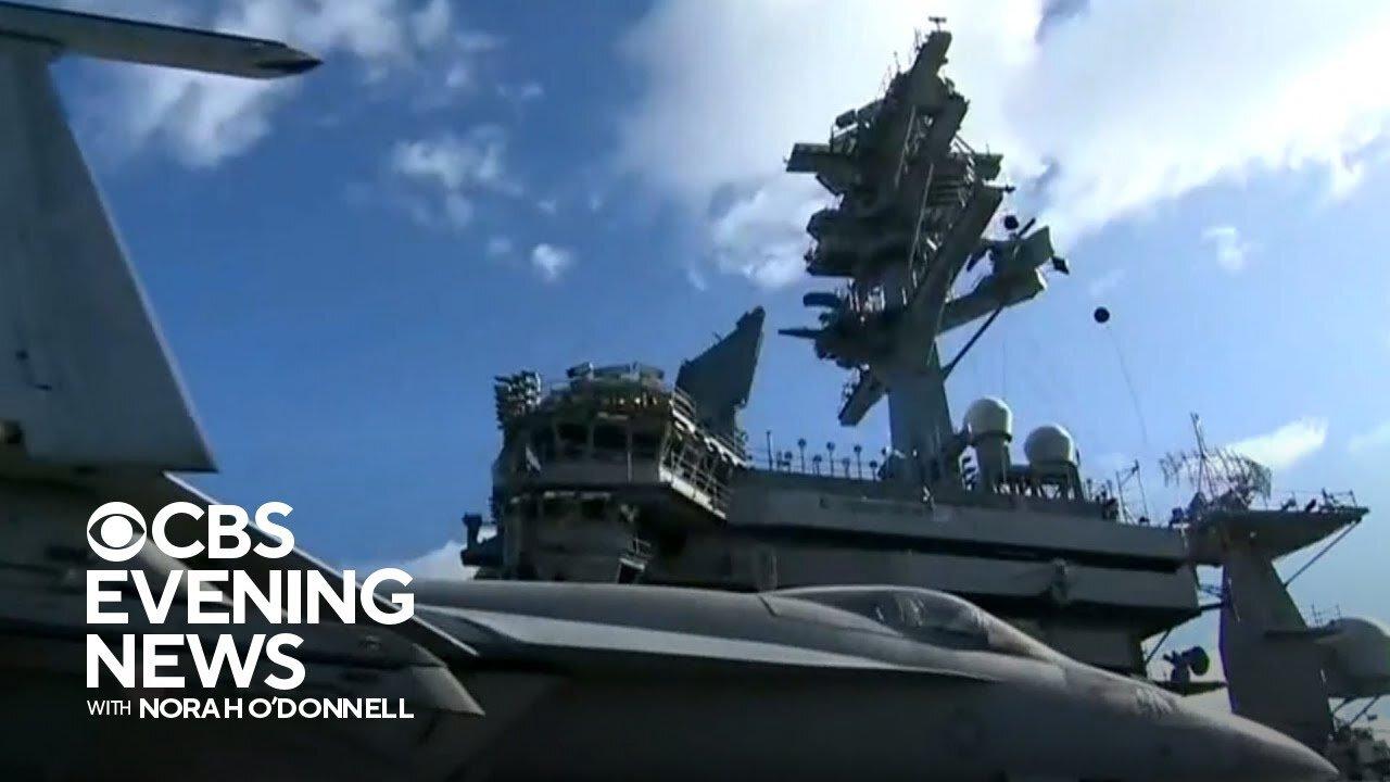 USS Nimitz in ready position as China tensions rise