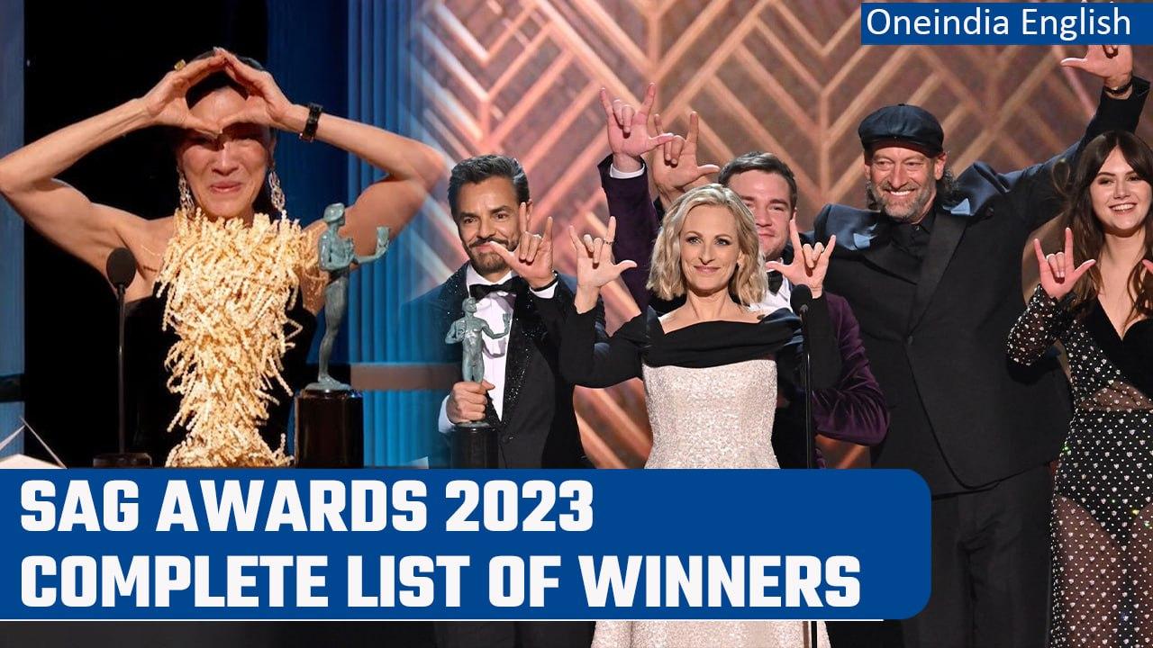 Screen Actors Guild Awards 2023: Complete Winners' List | Oneindia News
