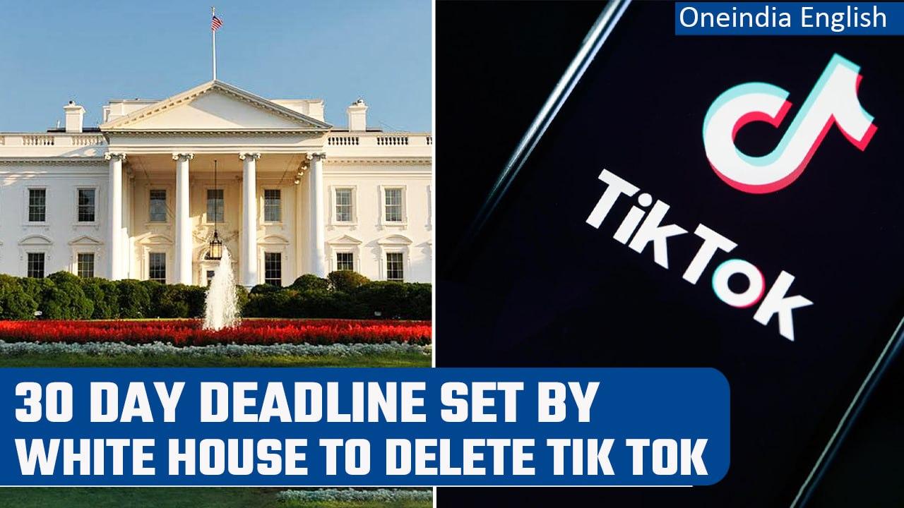 White House sets 30 day deadline for officials to delete Tik Tok | Oneindia News