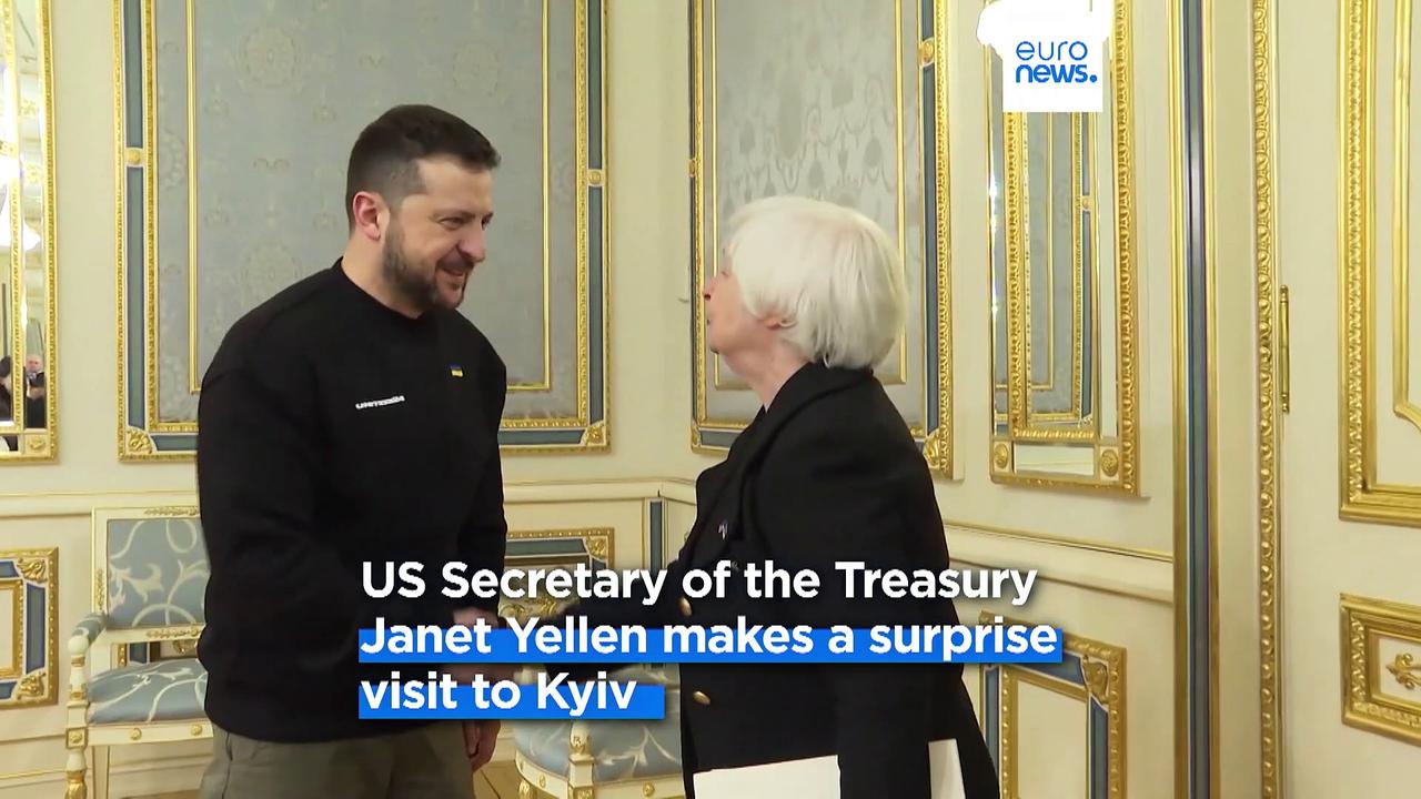 US Secretary of the Treasury Janet Yellen pledges an additional €1 billion to Kyiv