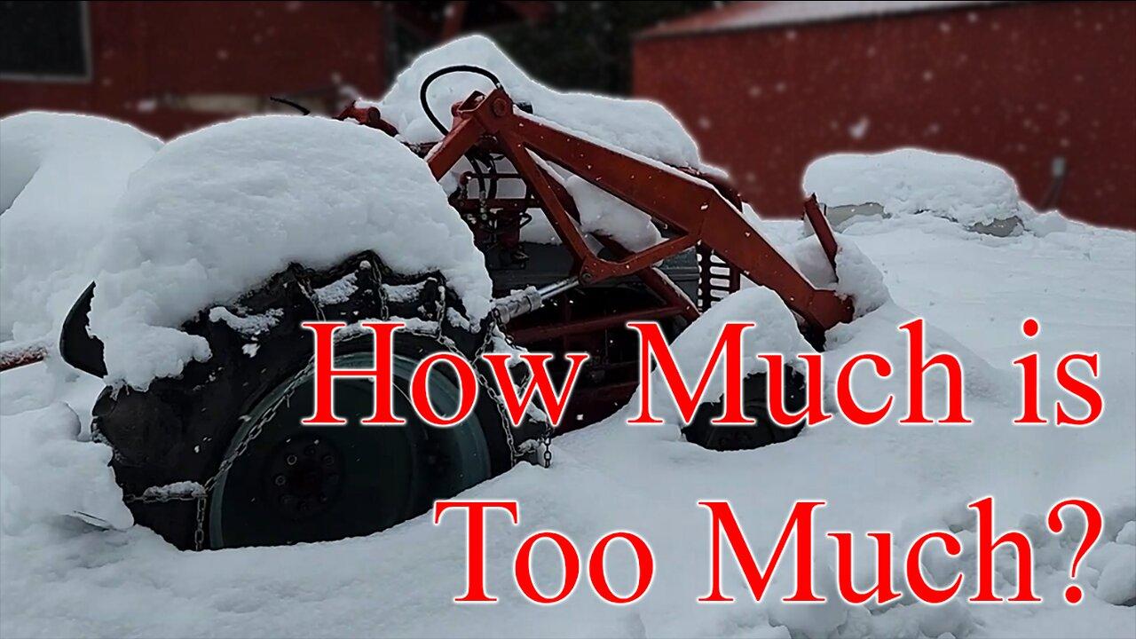 Just Because You Can Doesn't Mean You Should: Clearing Snow and Knowing Your Limitations