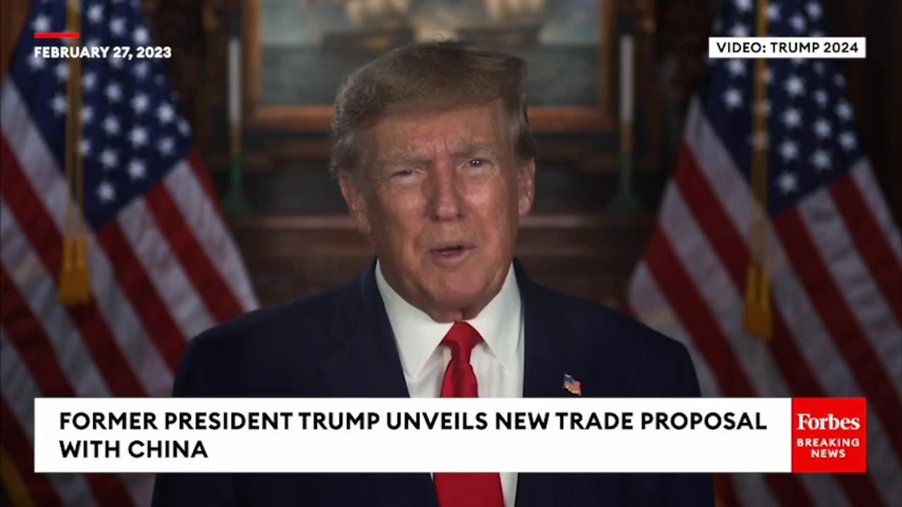 JUST IN: Trump Lets Loose On 'Biden and the Globalists,' Proposes Major China Trade Overhaul