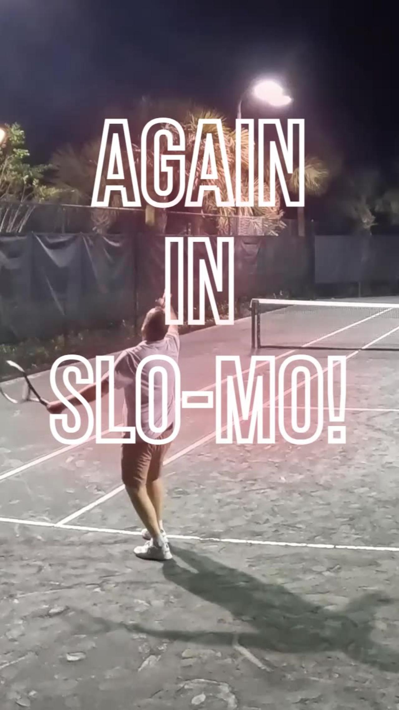 OUTSTANDING BACKHAND DROP VOLLEY! One News Page VIDEO