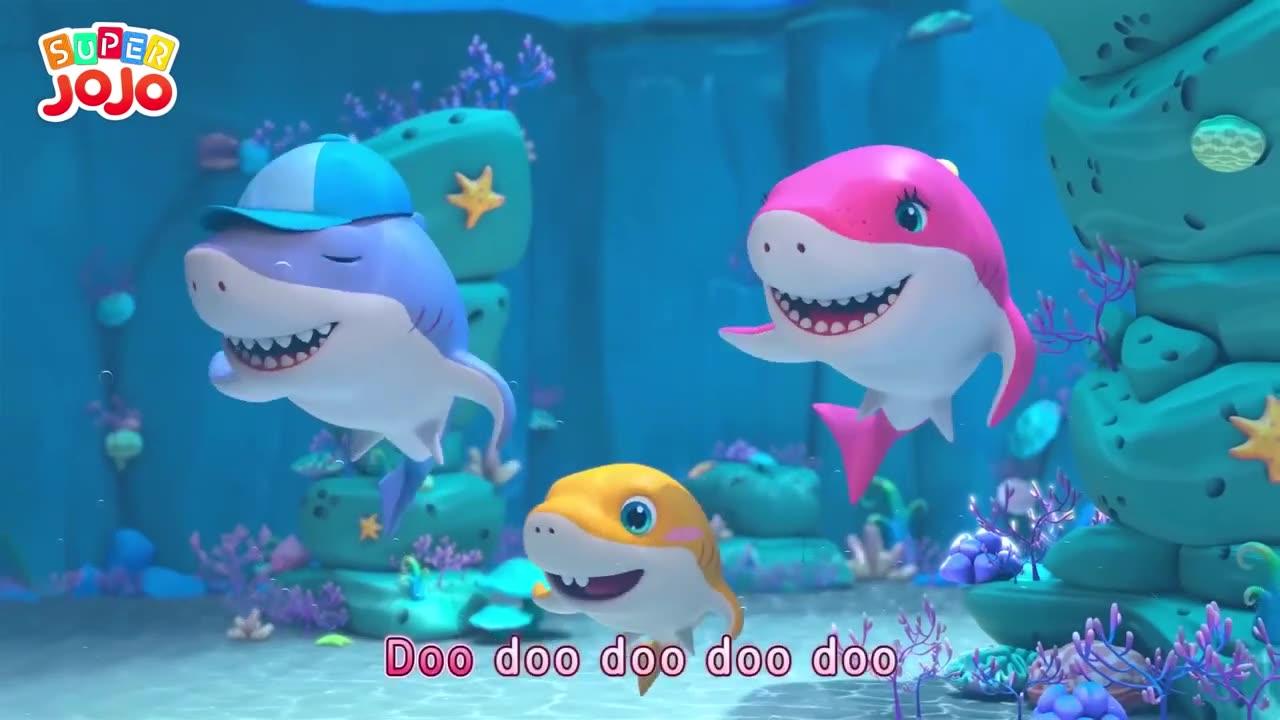 Baby shark song Nursery Rhymes Baby Songs for kids Super JoJo and Family songs Kids Dance Songs