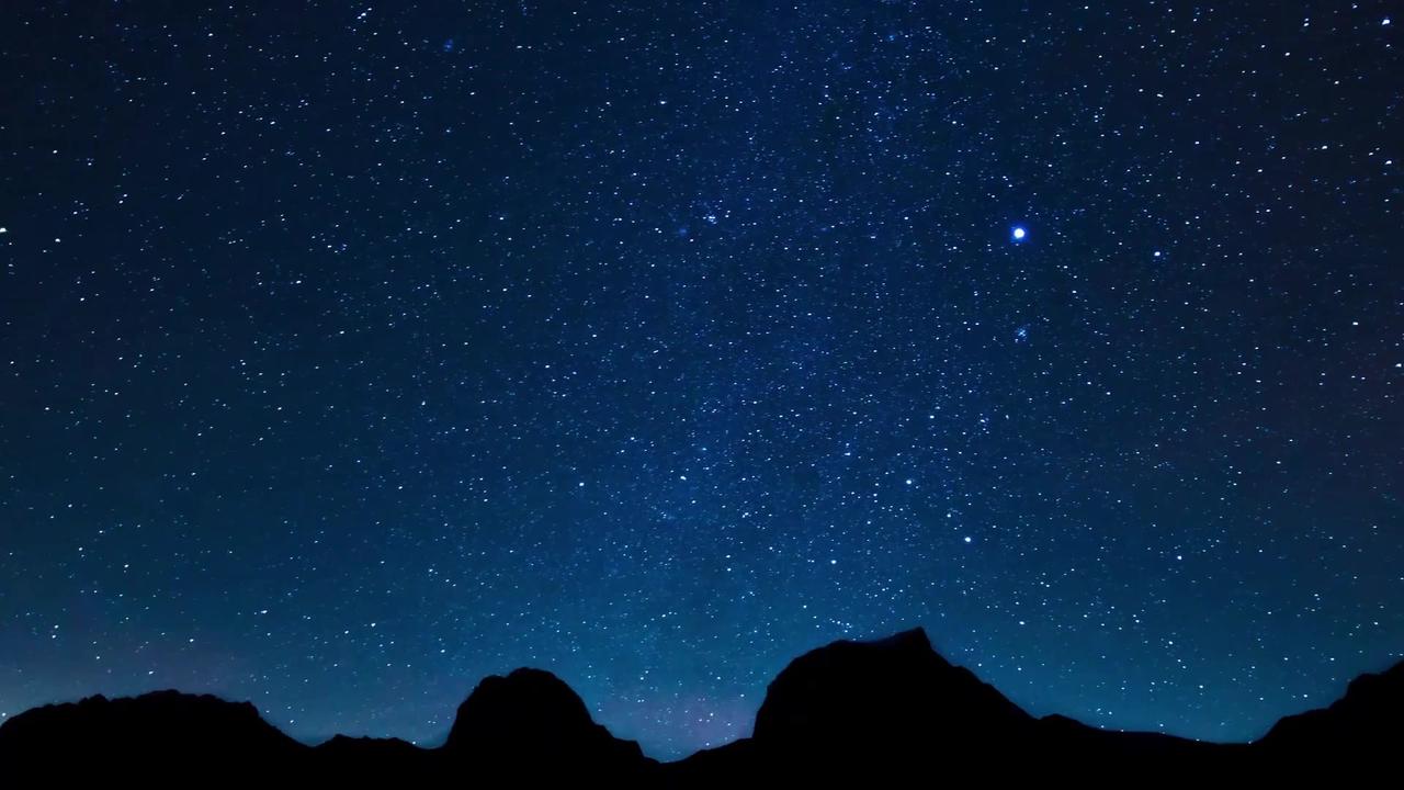 Starry Night Sky Copyright Free Video Footage - One News Page VIDEO