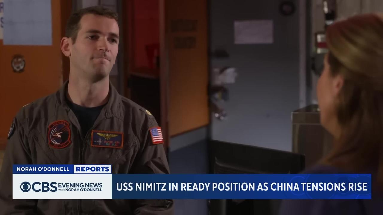 USS Nimitz already in position as conflict with China arise
