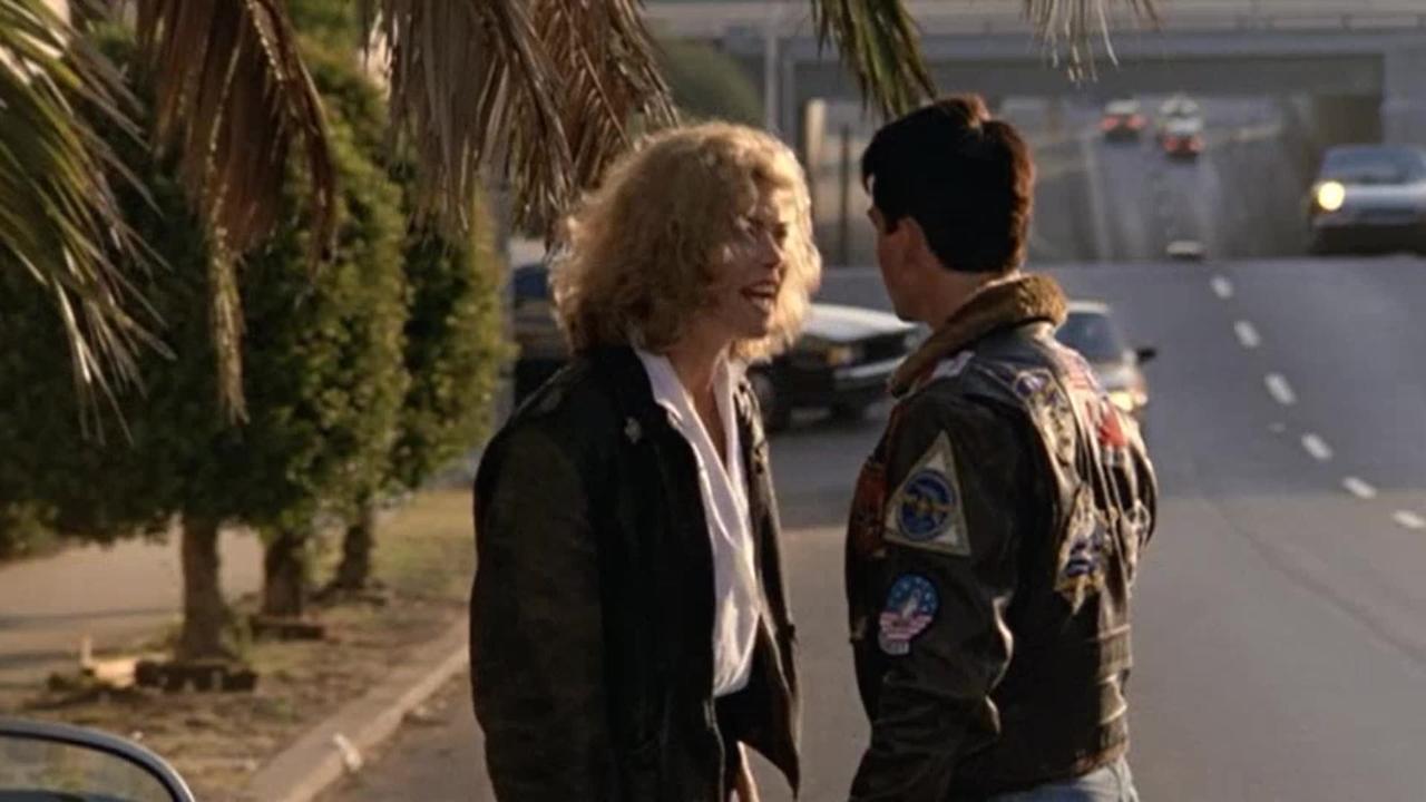 Top Gun  "And you think I'm reckless" scene