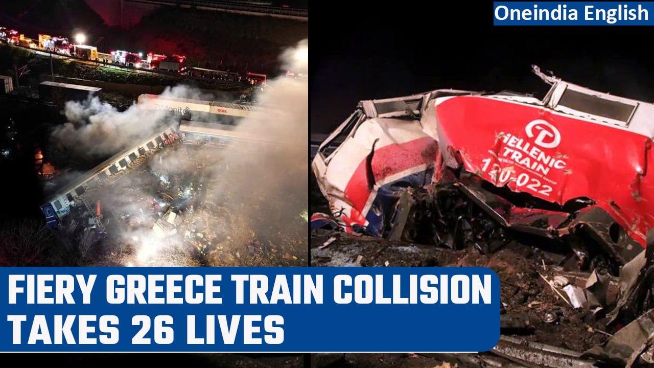 Greece Train Crash: At least 26 dead, 85 injured | Oneindia News