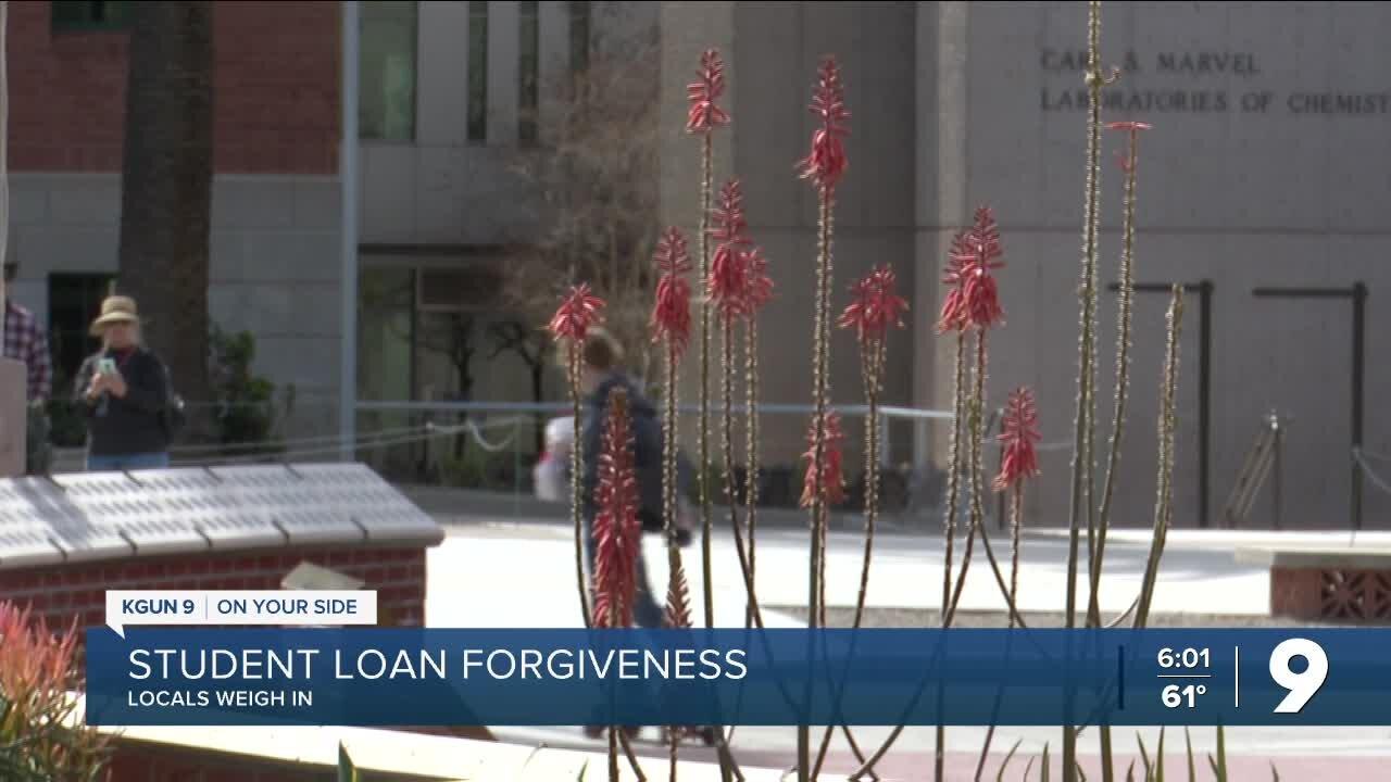 Student loan forgiveness- what locals have to say