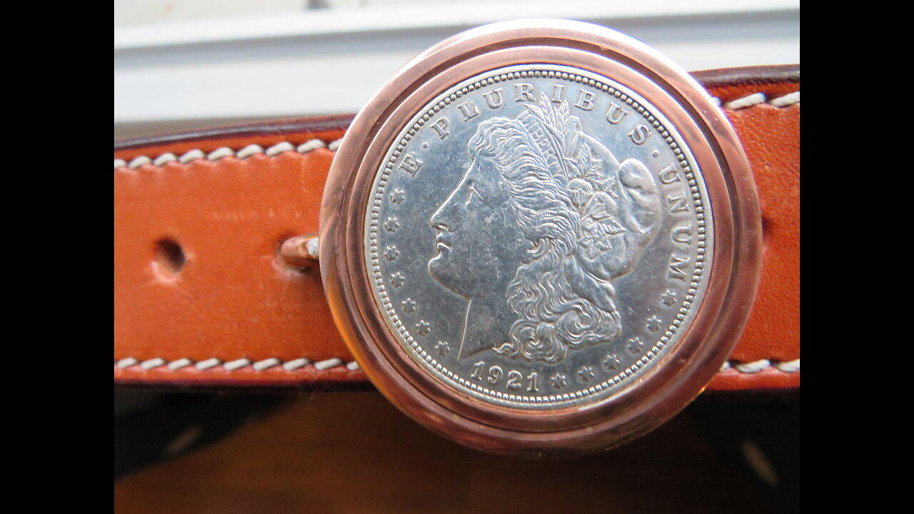 Silver Dollar Belt Buckle One News Page VIDEO