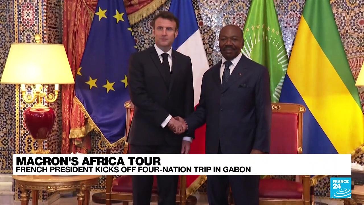 France's Macron kicks off four-nation tour of Africa in Gabon
