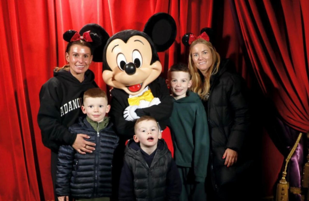 Coleen Rooney and kids enjoy Disneyland Paris trip