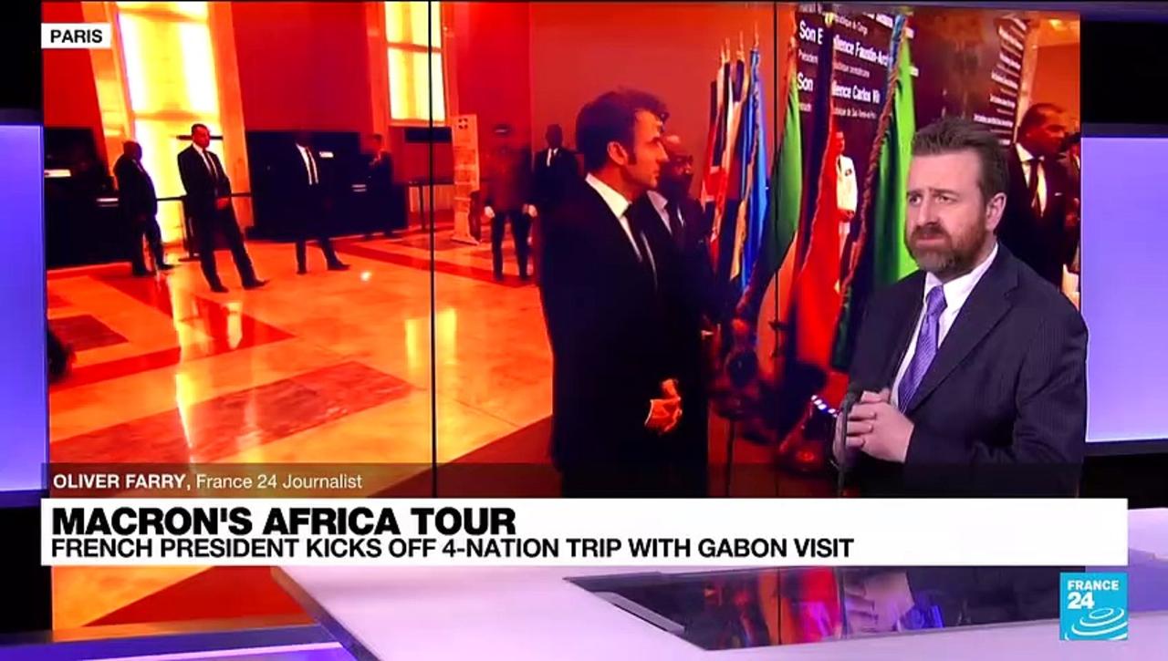 Analysis: France's Macron begins four-nation tour of Africa in Gabon