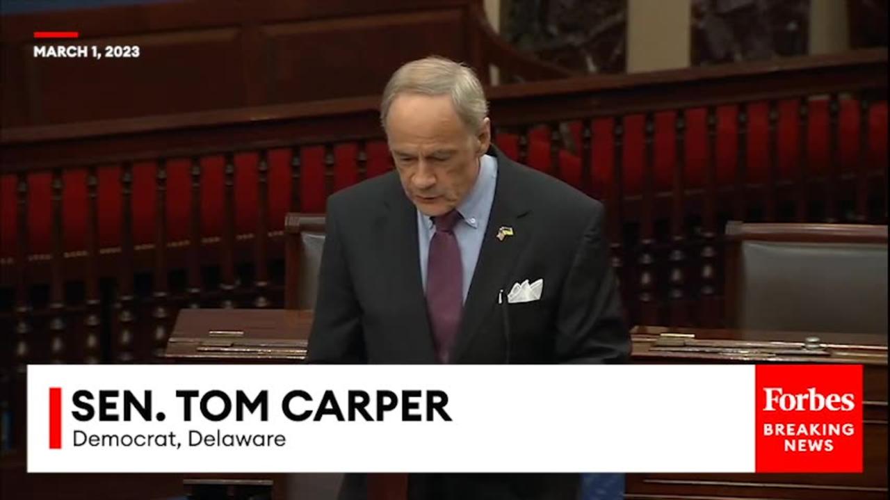 Tom Carper Discusses ESG- 'As Aretha Franklin Might Say, Find Out What It Means To Me'