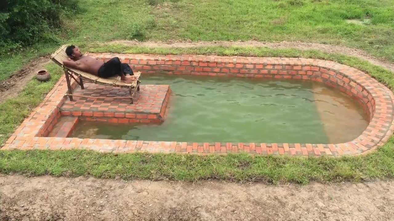 Build Swimming Pool Underground Using Brick Part One News Page VIDEO