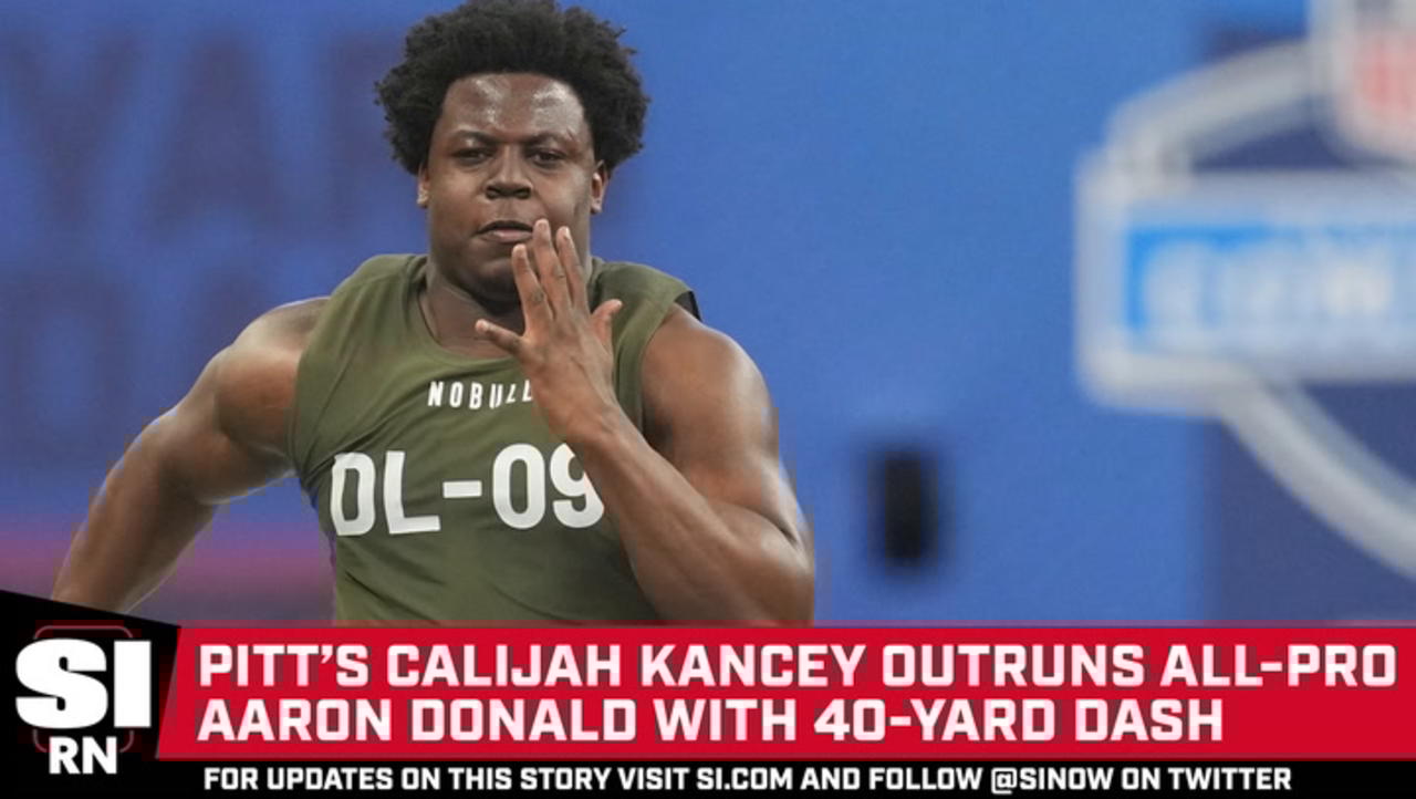 Calijah Kancey Outruns Aaron Donald 40-Yard Dash