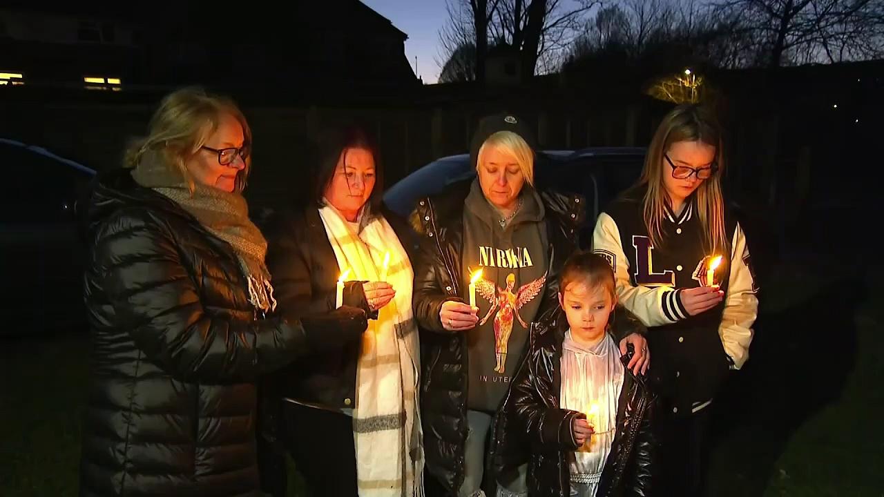 Vigil held for baby found in Brighton