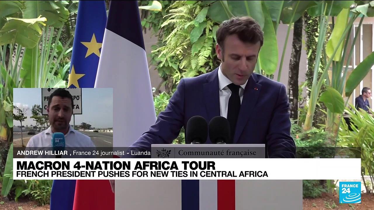 Africa : France's Macron visits Angola