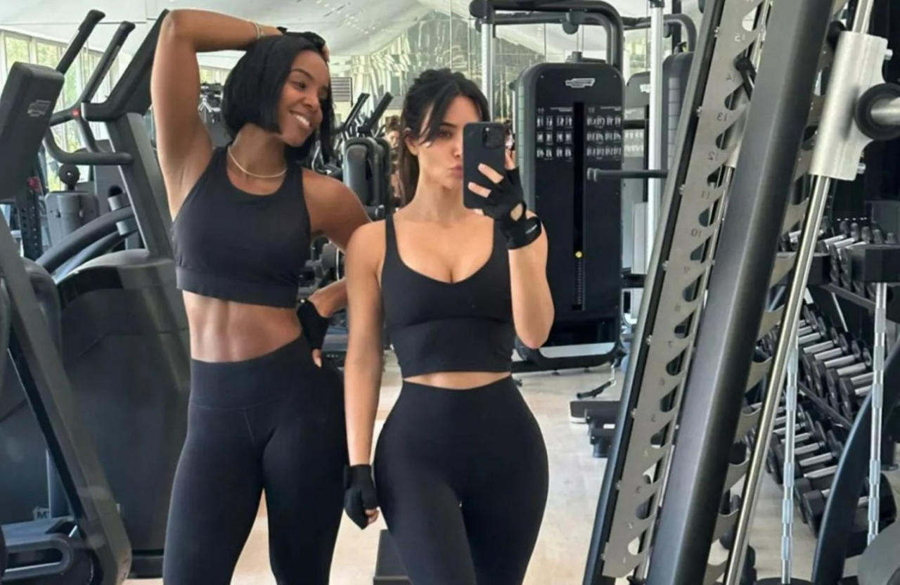 Kim Kardashian feels 'motivated' to work out with Kelly Rowland