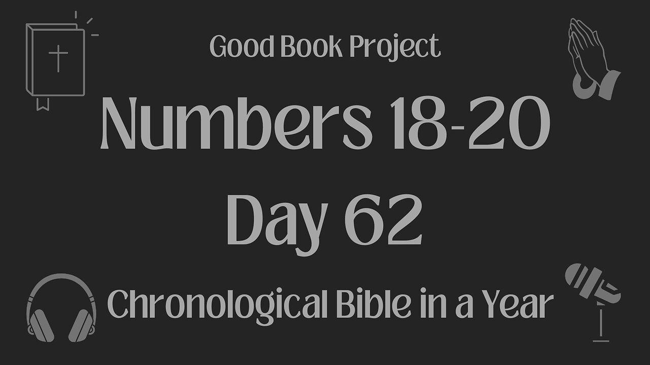 Chronological Bible in a Year 2023 - March 3, Day 62 - Numbers 18-20
