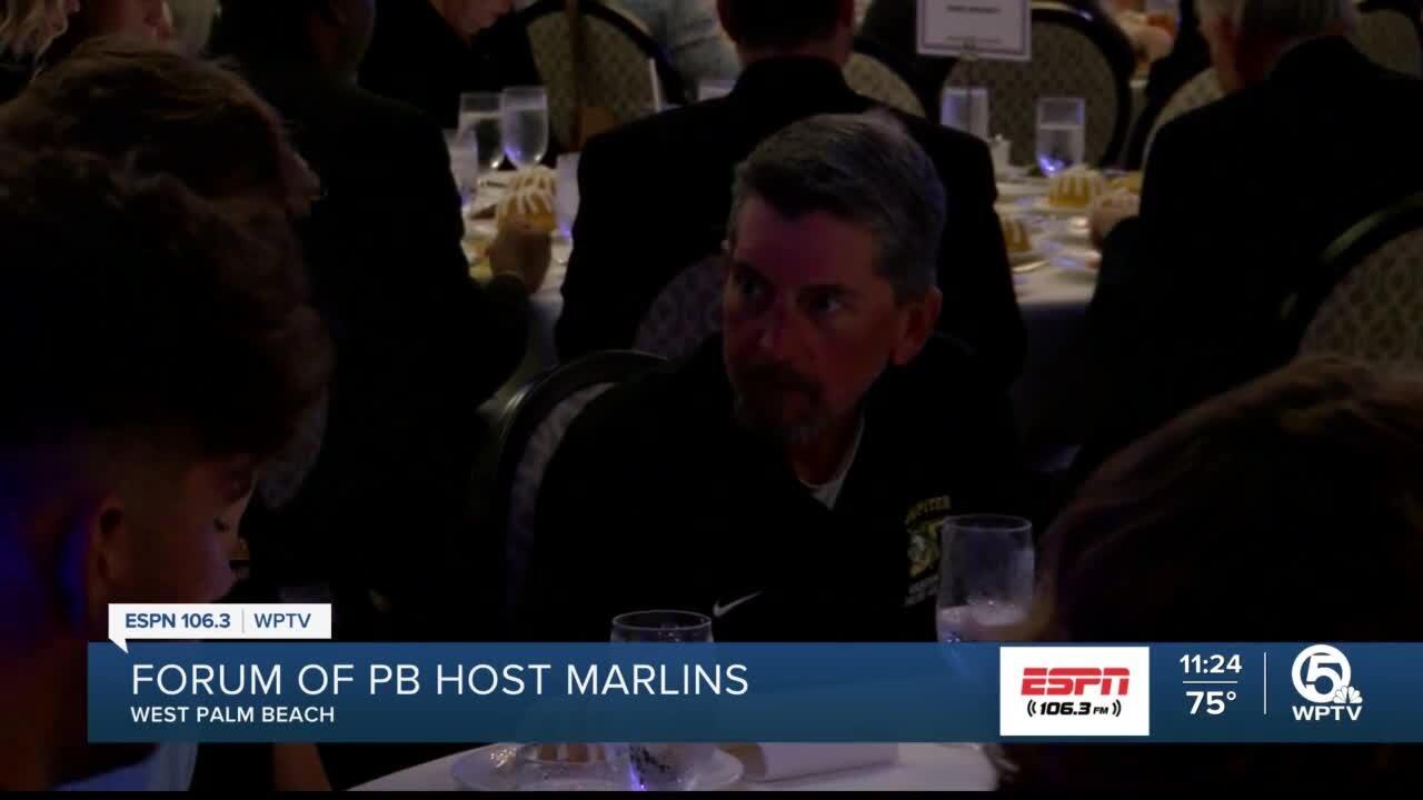 Forum club of Palm Beaches host Miami Marlins leaders