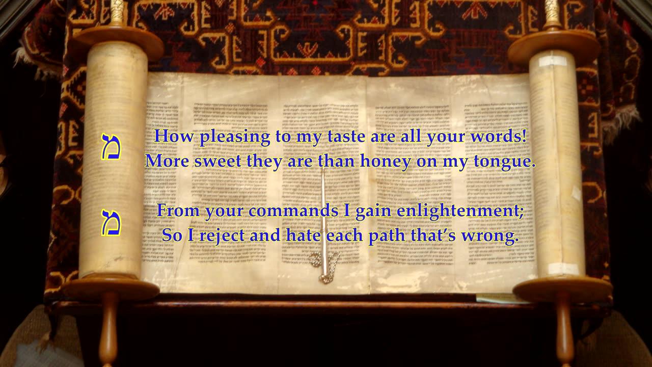 Psalm 119 part 13 v97-104  "O LORD, how much I love your holy law!". Tune: Ellers. Section: mem.