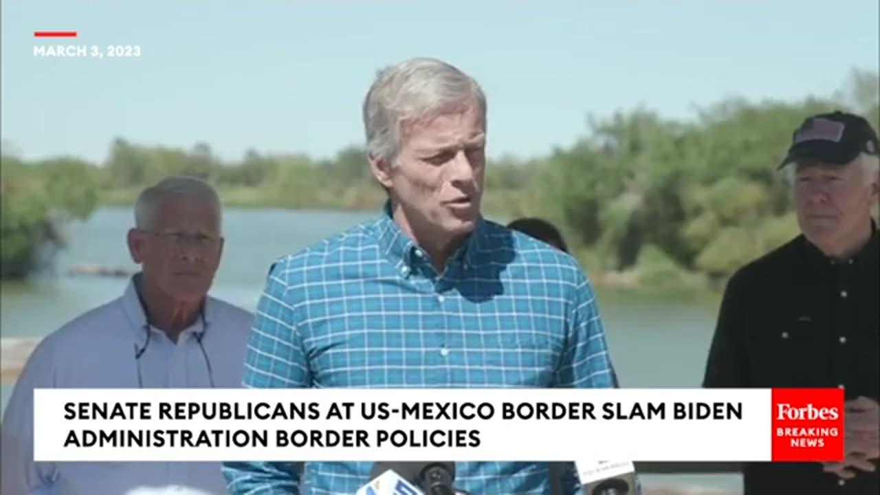 Every State Is A Border State John Thune Excoriates Biden Administration Over Border Policy