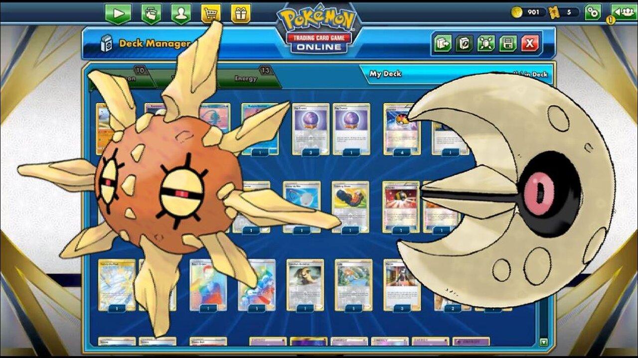 Pokemon TCG Online Solrock Lunatone Deck!! One News Page VIDEO