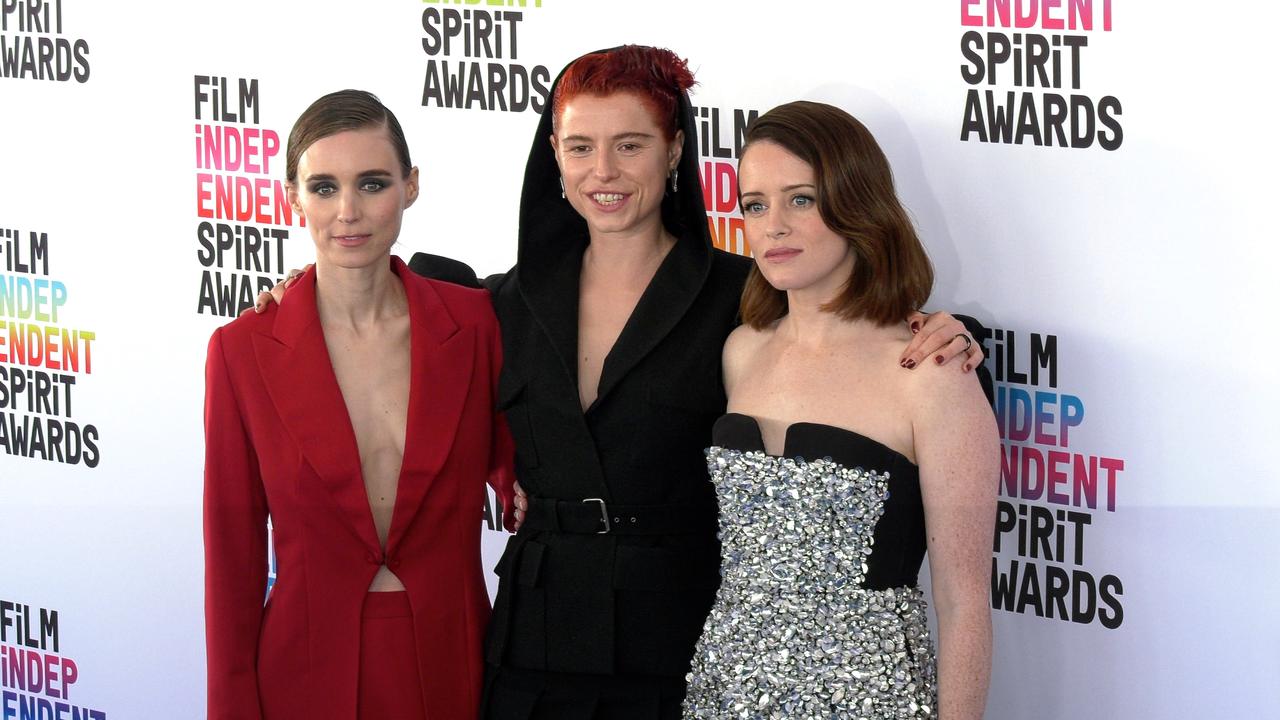 Rooney Mara, Jessie Buckley, Claire Foy 2023 Film Independent Spirit Awards Blue Carpet
