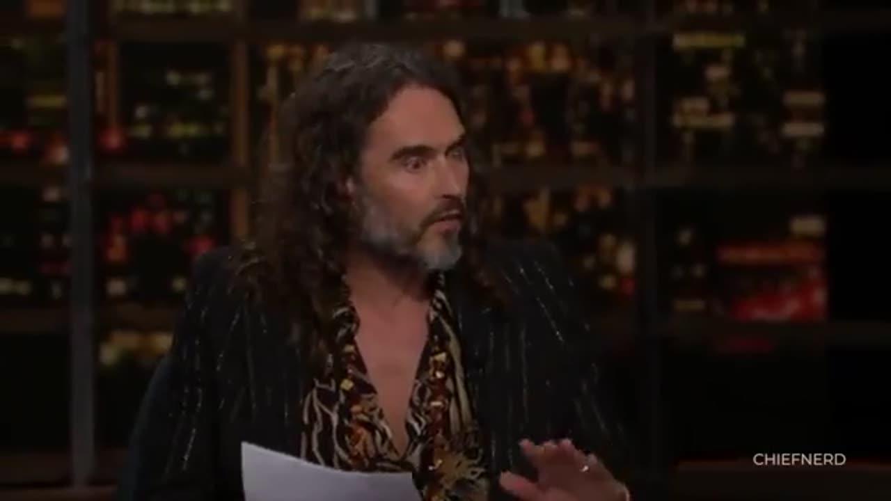 Russell Brand just went on Bill Maher and burned down Pfizer, BioNTech, crony politicians, media