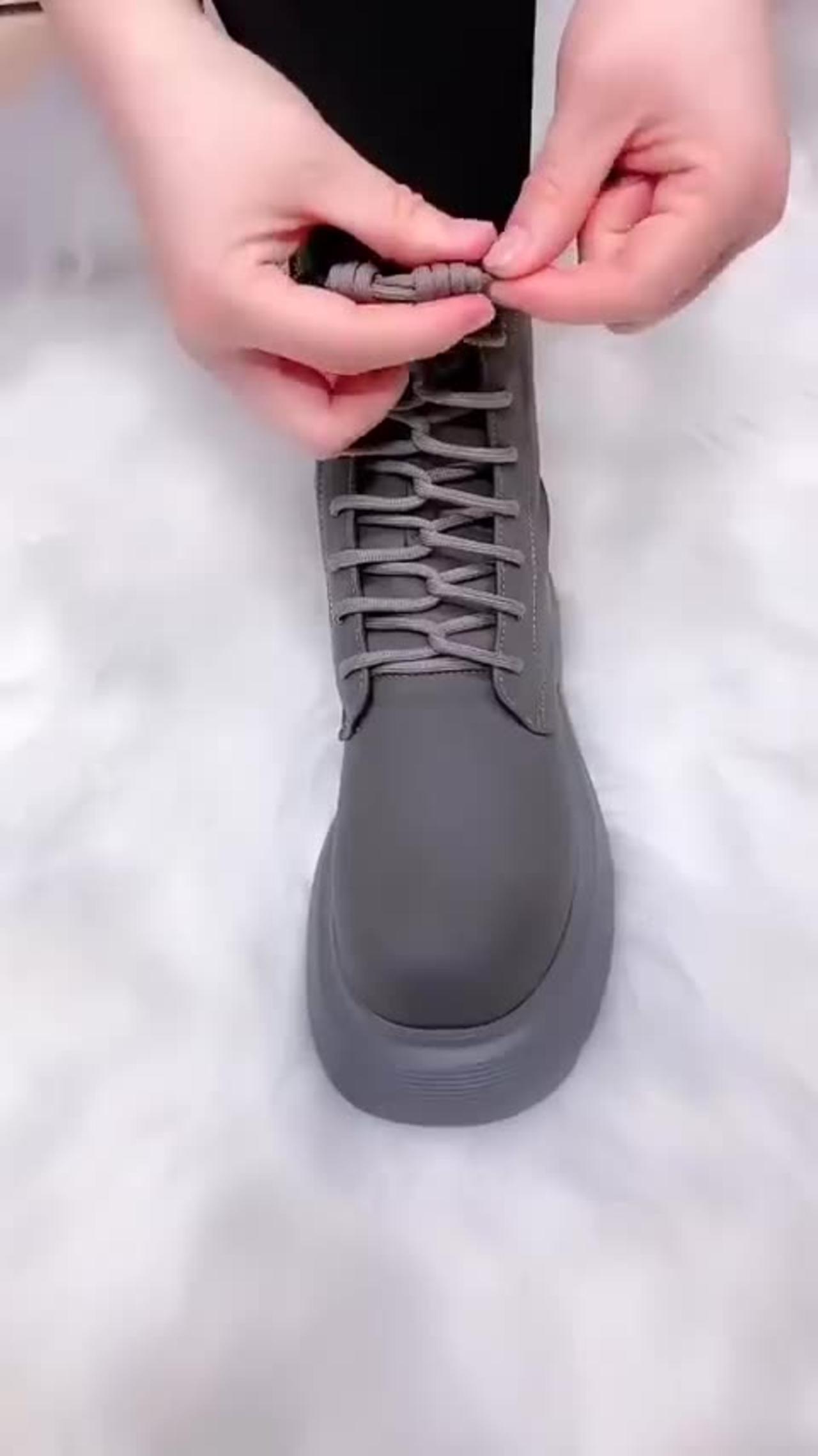 shoe lace tie hacks One News Page VIDEO