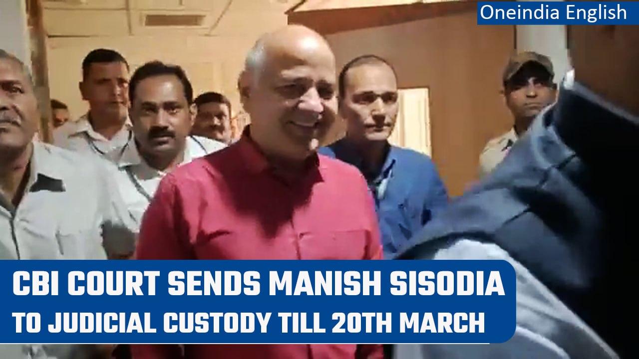 Manish Sisodia sent to judicial custody till March 20th, bail plea to be heard soon | Oneindia News
