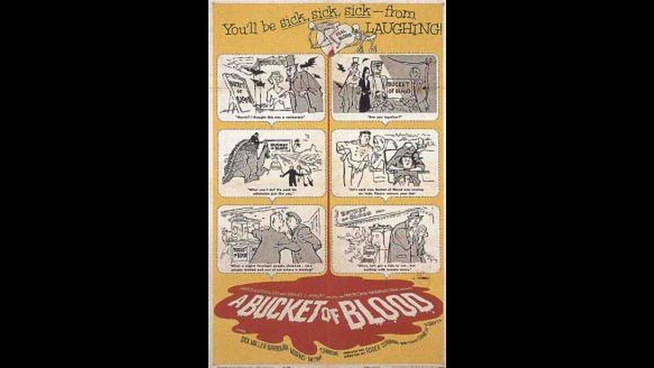 A Bucket of Blood .   1959 Comedy horror. Full Movie. HD