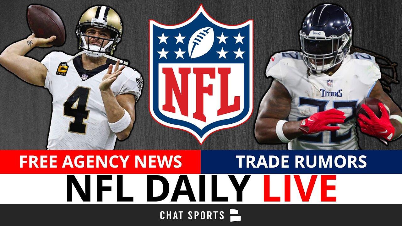 LIVE NFL News: Derek Carr To Saints, Derrick Henry Trade Rumors, NFL Free Agency Rumors