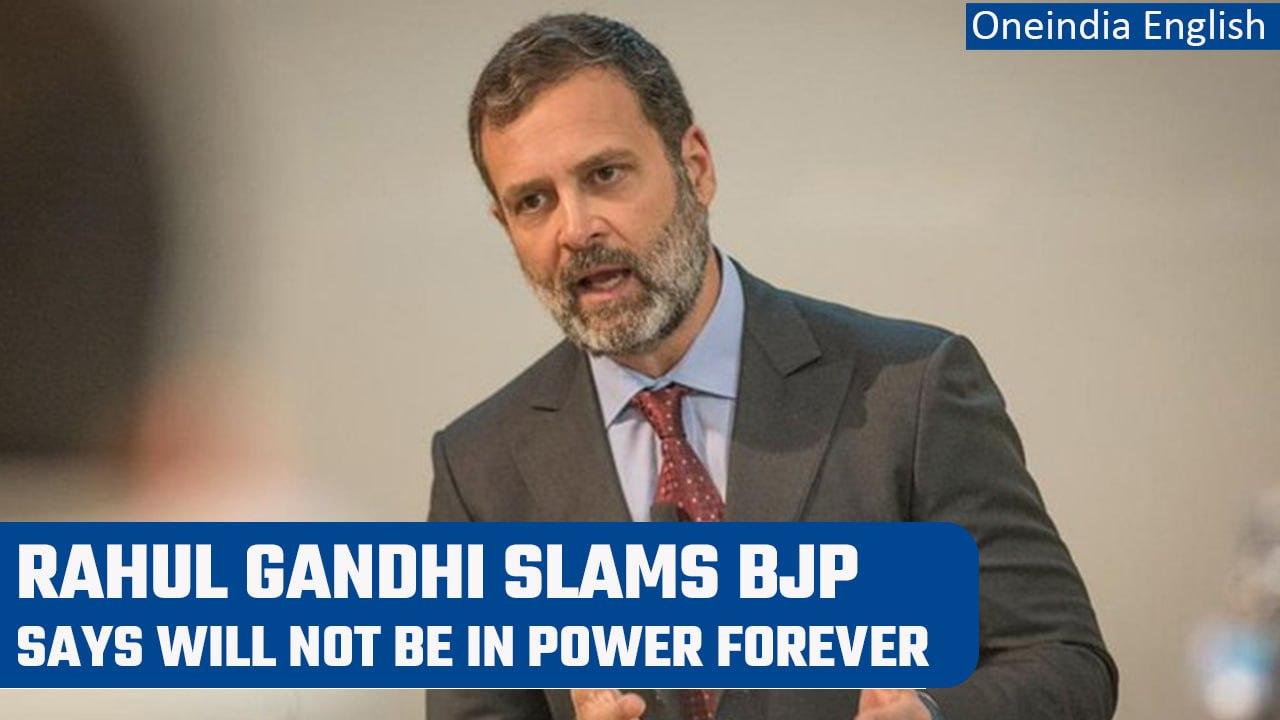 Rahul Gandhi slams BJP lead Modi government in London, says UPA caught off-guard | Oneindia News