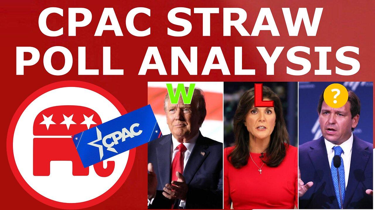 Trump DOMINATES CPAC Straw Poll Before Giving His BEST Speech in YEARS