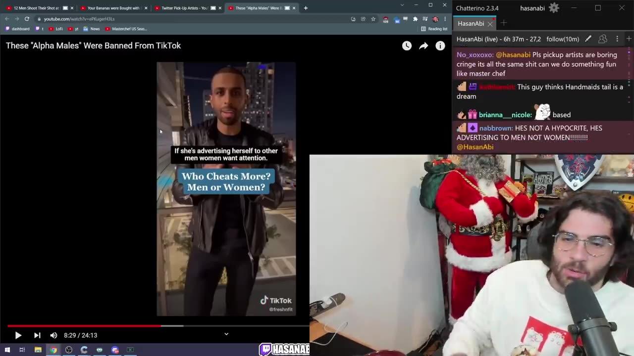 HasanAbi reacts to These _ALPHA MALES_ Were Banned from TikTok _ Kurtis Connor