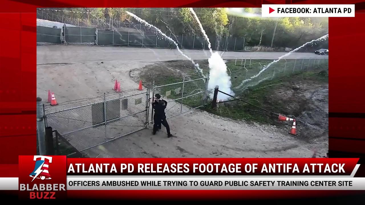 Atlanta PD Releases Footage Of Antifa Attack