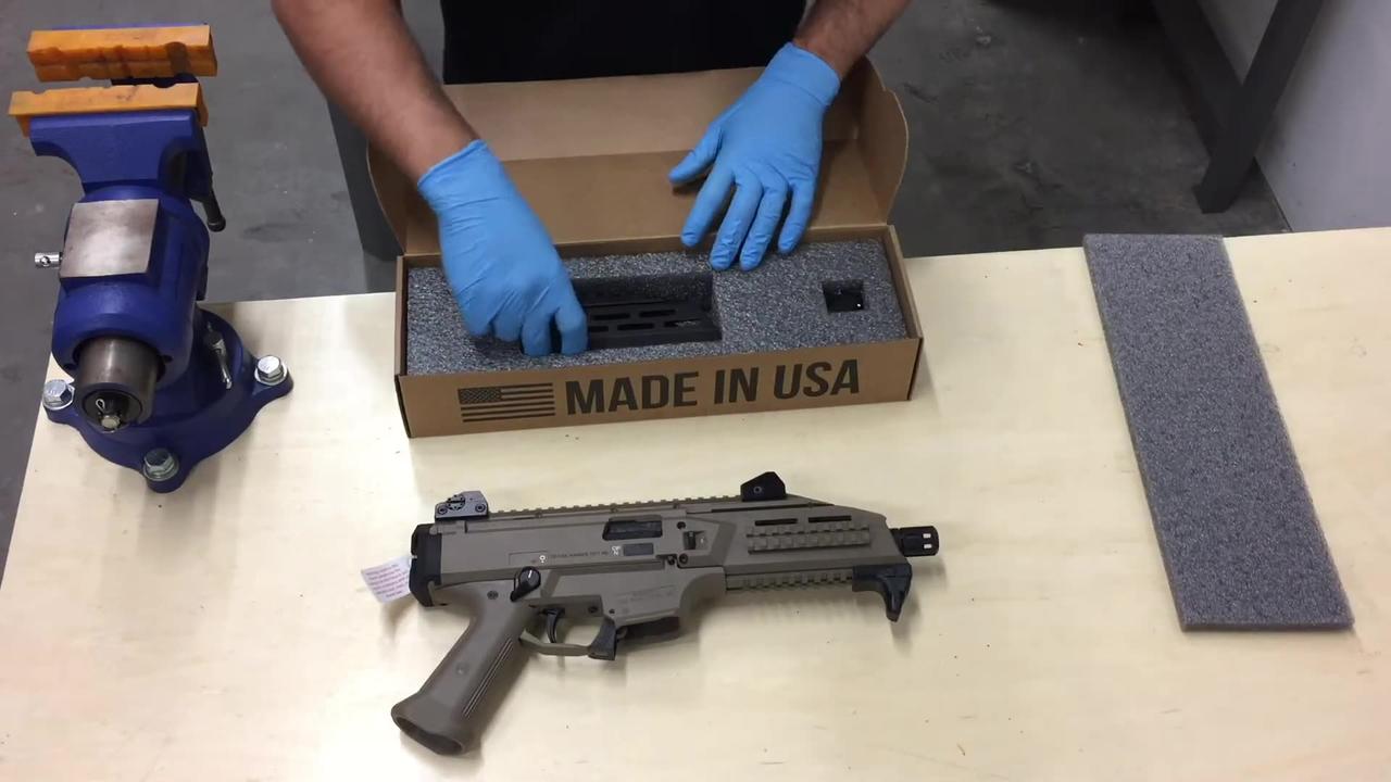 CZ Scorpion Evo 3 s1 Pistol barrel nut One News Page VIDEO