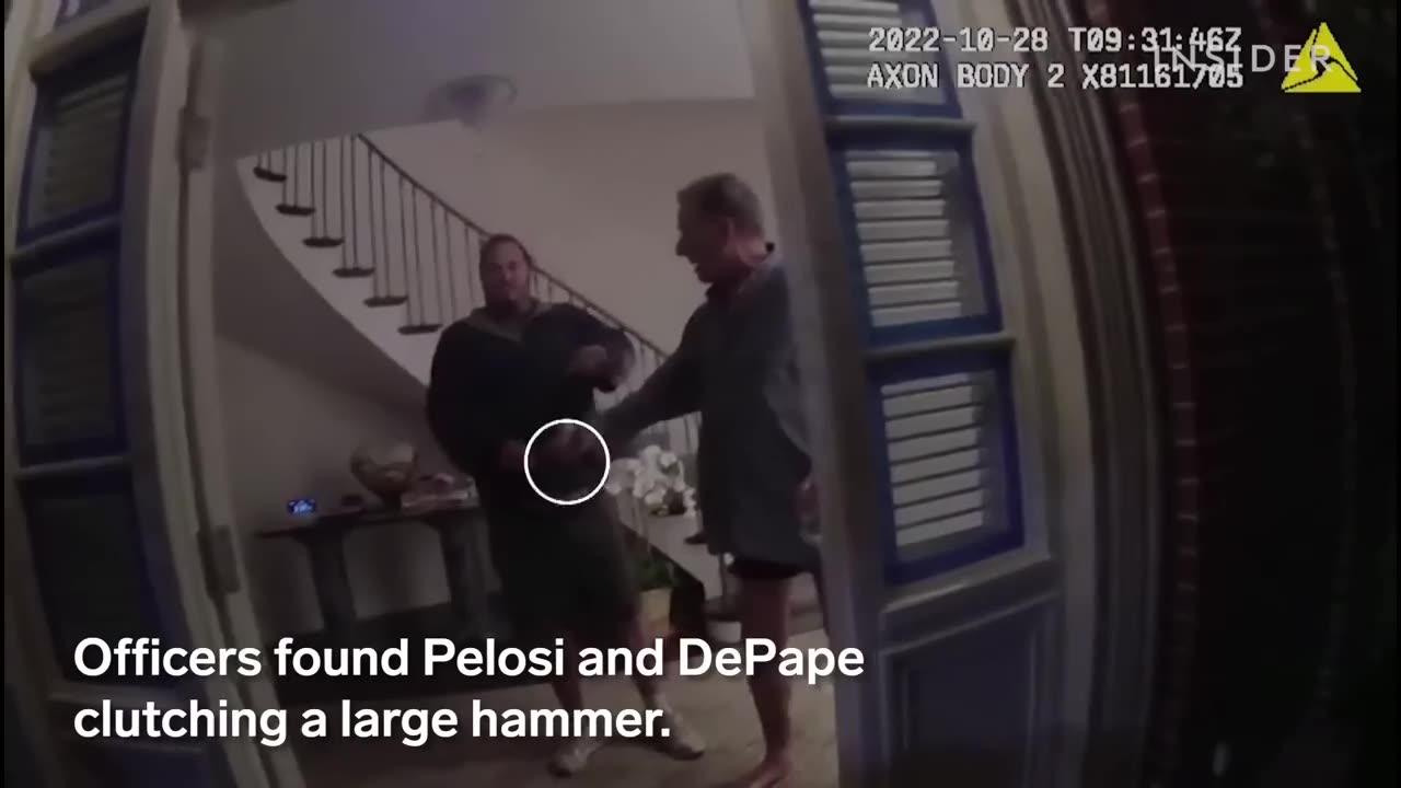Graphic Content: Video Shows Hammer Attack On Paul Pelosi