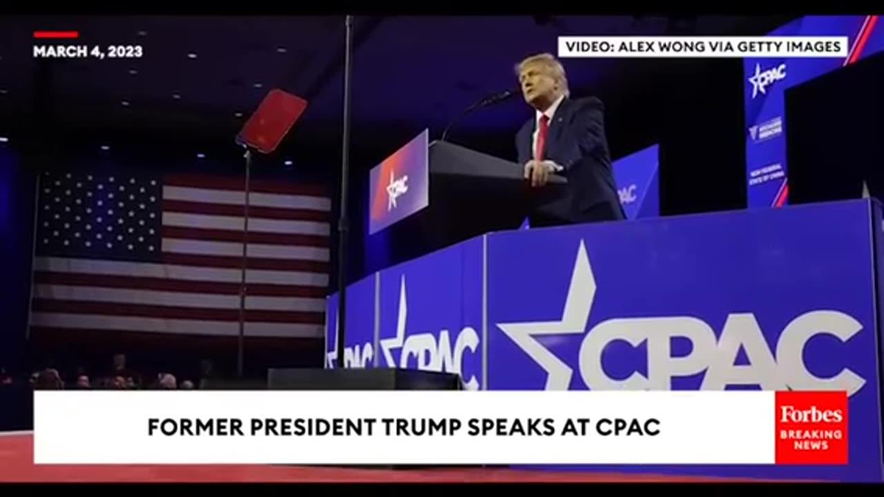 Trump At CPAC: We’re in Epic struggle against people ‘who hate’the US