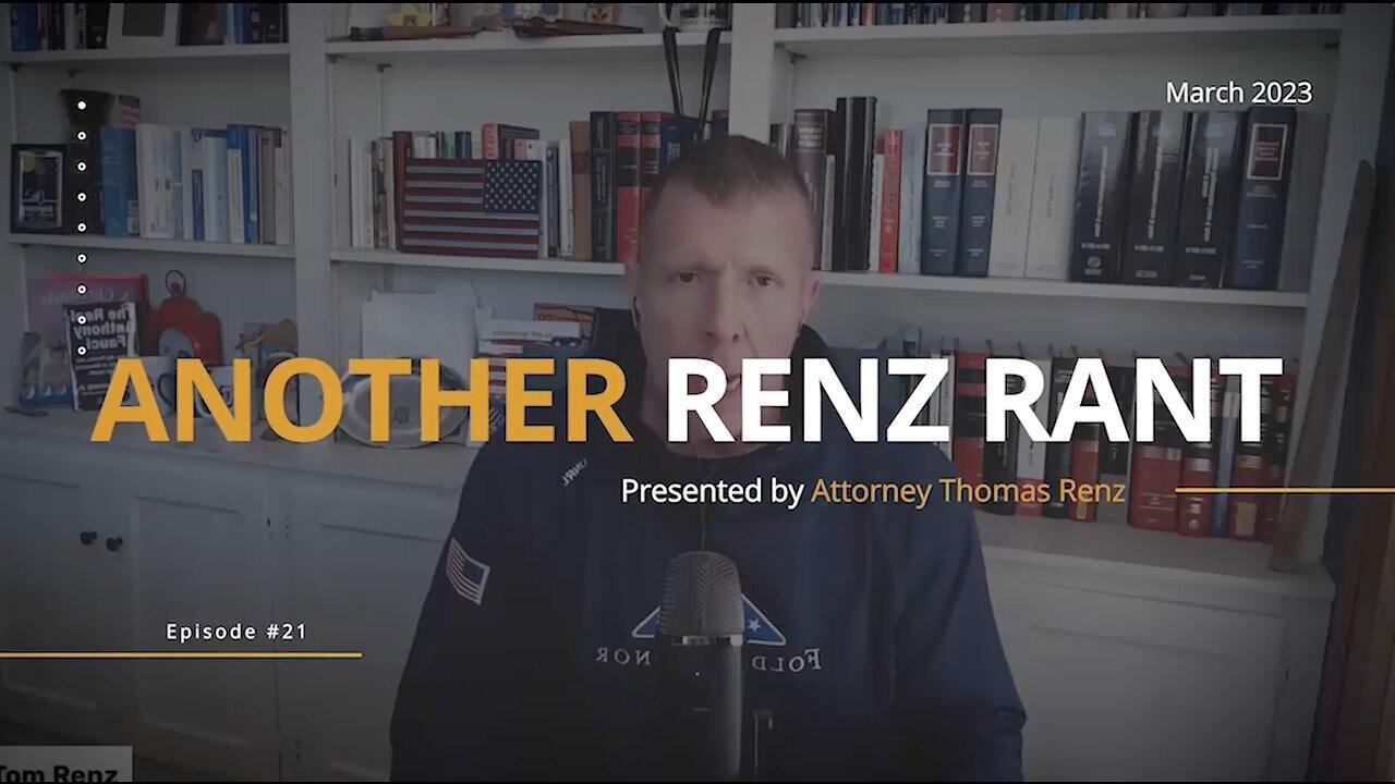 💥💉 Attorney Tom Renz Says He's Never Taking Another Vaccine Again Because They are ALL Going to Contain the mRNA Pois